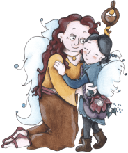 Priya - Mutter umarmt Tochter Priya