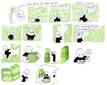 Comic zum Thema psychische Erkrankung